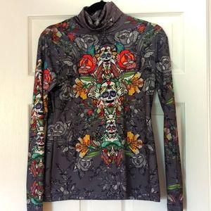 Snoskins base layer sugar skull top